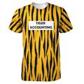 Personalized Coloured polyester T with all-over design
